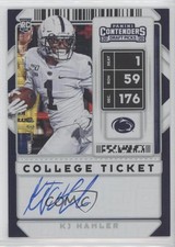 2020 Contenders Draft Picks Building Blocks Ticket /10 KJ Hamler Rookie Auto RC