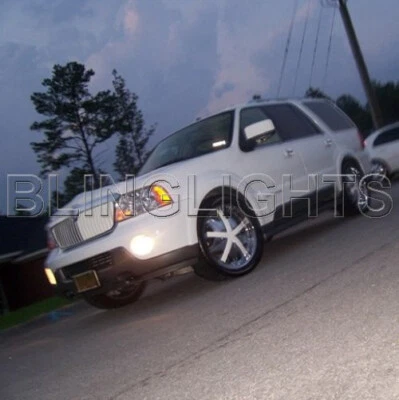 白色 HALO LED FOG LAMPS 灯套件适用于 1998 - 2006 年林肯导航器 00 — 第 1/4 张图片