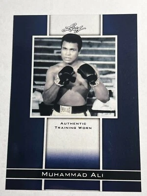 2011 Leaf Metal Prismatic Blue Muhammad Ali MISSING # & Training Worn Piece #27 - Image 1 of 2