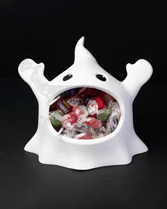 3D Printed Ghost | Halloween | Candy Bowl | Candy Dish | Candy Holder - Picture 1 of 4
