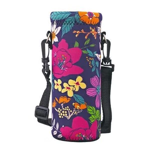 Water Bottle Sling Bag Carrier Crossbody Sleeveinsulated Neoprene Bottle Case Ho - Picture 1 of 7