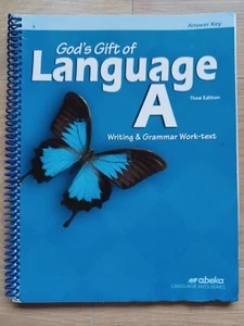 Abeka God's Gift of Language A Spiral Textbook Answer Key Writing Grammar School - Picture 1 of 3