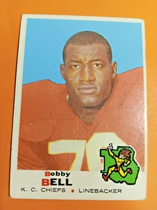 1969 Topps Football Bobby Bell #153 Chiefs - Picture 1 of 2