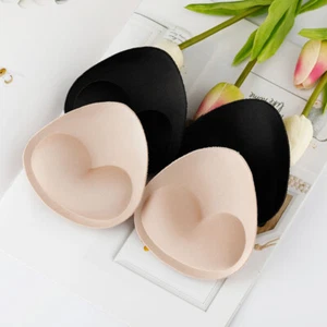 Womens Thicken Bra Pads Inserts Breast Pads Sponge Padded for Sports Bras Acc - Picture 1 of 13