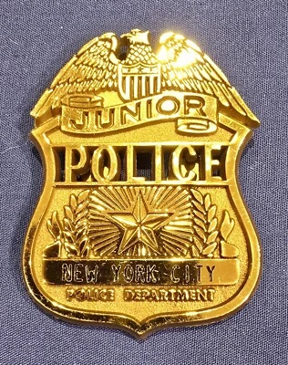 Juguete infantil junior Departamento de Policía de la Ciudad de Nueva York NYPD escudo insignia de colección  Foto 1 de 2
