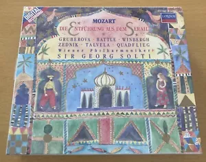 DECCA 417 402-2 MOZART ENTFUHRUNG SERAIL 2CD SOLTI 1987 SOLID SILVER W GERMANY - Foto 1 di 11