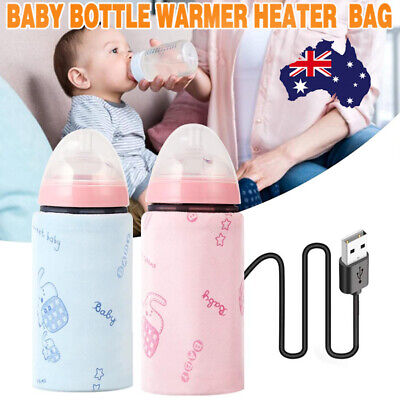 USB Adjustable Baby Bottle Warmer Travel Cup Heater Feeding Portable Bag Heater • 5.99$