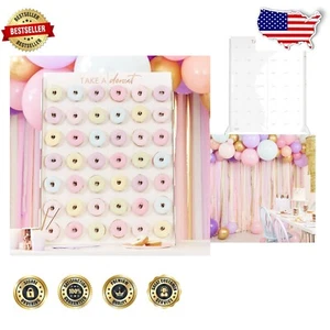 Elegant Round Donut Wall Stand - 64cm Wide Treat Display for Celebrations - Picture 1 of 4