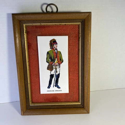 Wood Ceramic Wall Plaque American Dragoon Cover
