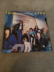 10 CC LIVE AND LET LIVE  LP DOUBLE LP 1977 1ST GATEFOLD PRESS N. MINT VINYL NICE - Imagen 1 de 12