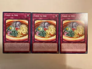 x3 Three in One - INFO-EN080 - Common - 1st Edition Yu-Gi-Oh! M/NM - Picture 1 of 2