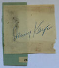 Danny Kaye  - Film - original Autogramm  - Gre 8 x 7 cm