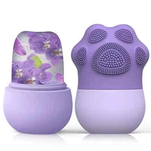 Ice Cube Silicone Massager-Face Ice Roller Mold-Reusable Facial Care Beauty Tool - Picture 1 of 12