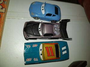 lot of 3 Disney Pixar Cars Racers Toy Car Model Metal 1:55 Scavenger Hunt Boost 