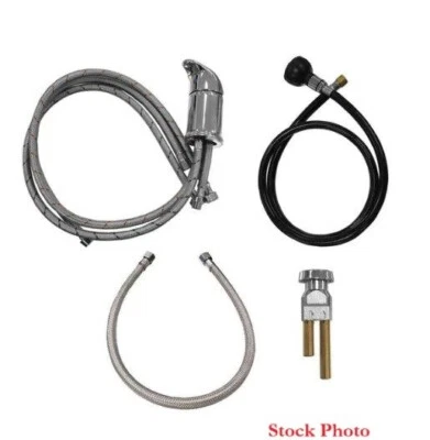 Juego de grifos para tazón de champú de belleza de salón grifo rociador parte aspirador con mangueras Foto 1 de 4