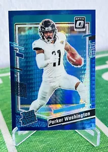 2023 Donruss Optic Rated Rookie Parker Washington Jacksonville Jaguars - Picture 1 of 2