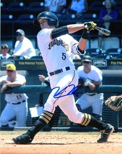 KEVIN NEWMAN SIGNED 8X10 PHOTO PIRATES COA - Picture 1 of 1