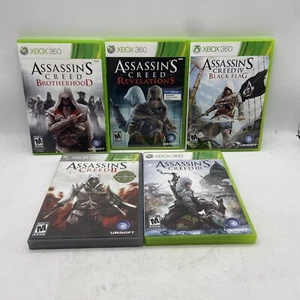 Xbox 360 Games Assassin's Creed Collection Bundle Lot set Of 5 Games - Picture 1 of 9