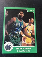 1984-85 Star Arena Set Mark Aguirre #1 Auto
