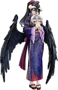 FLUE Overlord Albedo Yukata Japanese bathrobe 18 Scale PVC Figure Painted - Picture 1 of 7
