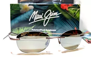 NEW Maui Jim Aki Aki Copper Oval Polarized Mirror HCL Bronze Sunglasses MJ333-18 - Picture 1 of 12