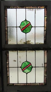 ~ ANTIGUAS VIDRIERAS ~ SUPERIOR E INFERIOR ~ SALVAMENTO ARQUITECTÓNICO - Imagen 1 de 9