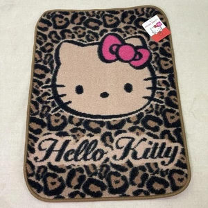 Hello Kitty front mat leopard print From Japan - Picture 1 of 13