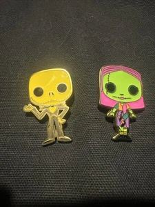 Disney Halloween Pesadilla antes de Navidad Tim Burton Esmalte Prendedores Sally Jack - Imagen 1 de 9