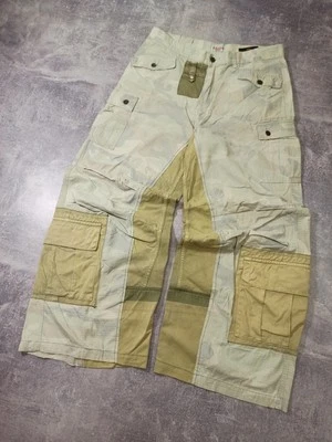 PANTALONES HOLGADOS RAROS VINTAGE PERSONALIZADOS VANGUARDISTAS ESTILO JAPONÉS MULTIBOLSILLO DESGASTADOS Foto 1 de 4