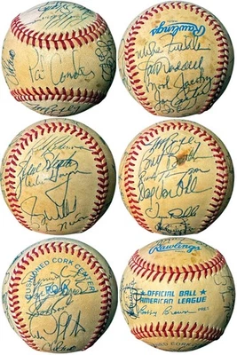 1985 Cleveland Team Signed ROAL 22 Sigs  JSA LOA Joe Carter/B. Bonds/Nixon/Bando - Image 1 of 4