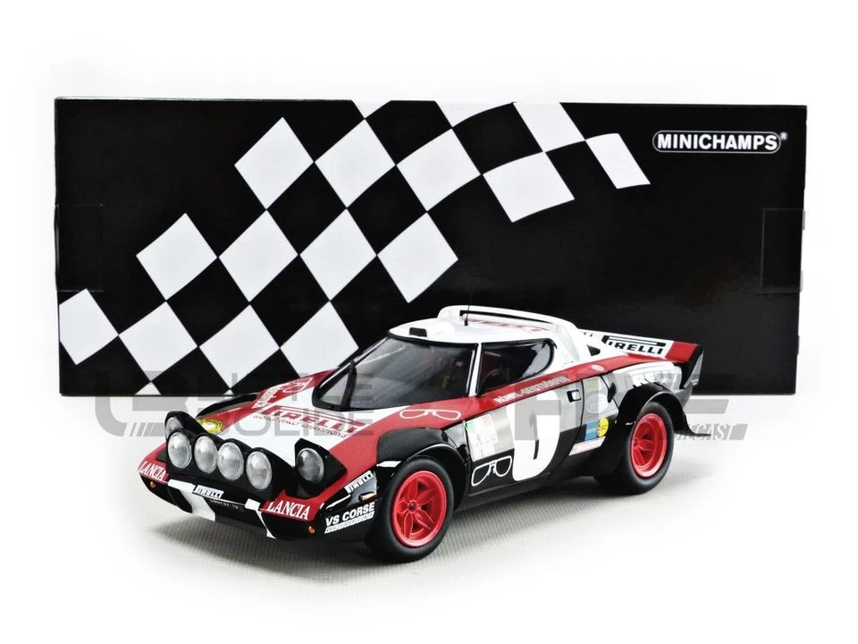 MINICHAMPS 1/18 - LANCIA STRATOS - WINNER RALLYE DYNAVIT SAARLAND 1978 155781701 - Photo 1/1