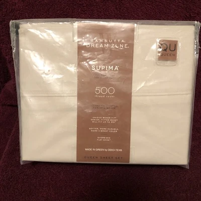 Juego de sábanas Wamsutta Dream Zone Supima 500 hilos Stone Queen Foto 1 de 4