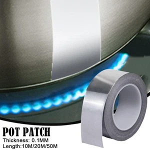 Aluminum Foil Tape Rolls 10M/20M/50M Heat Insulation F0F7Adhesive Self B6J3 - Picture 1 of 19