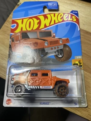 Hot Wheels Baja Blazers 3/10 Humvee 25/250 Orange - Image 1 of 2