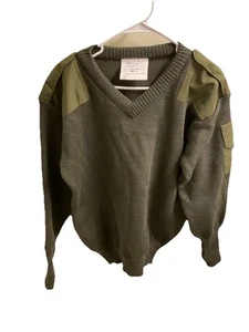 Suéter Comando Militar Británico Mezcla de Lana Para Hombre Talla 106 (XL) Verde Táctico - Imagen 1 de 19