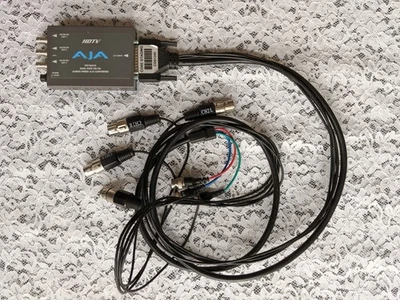 AJA HDTV HD10AVA Dual Rate HD/SD A/V & A/D Converter & Cords (No Power Adapter) - Image 1 of 4