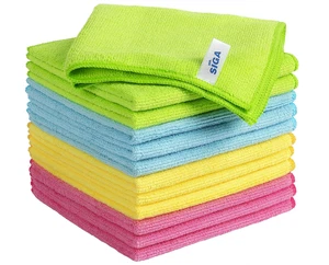 MR.SIGA Mikrofaser Reinigungstuch, 12er Pack, Größe: 12,6" x 12,6" - Bild 1 von 4