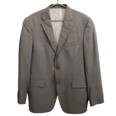Versace Wool Suit Jacket Blazer Size 52 Gray Two Button Sport Coat Luxury Italy - Image 1 of 4