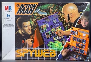 MB Games Action Man Spyweb Board Game Hasbro 1998 Children's Complete READ DESC - Picture 1 of 24