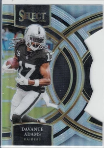 2023 Panini Select - Premier Level Davante Adams #182 Silver Prizm Die-Cut - Picture 1 of 2