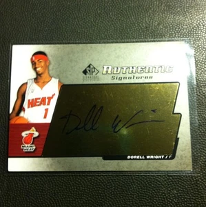 2005 SP Signatures Authentic Autograph Dorell Wright Heat - Bild 1 von 1
