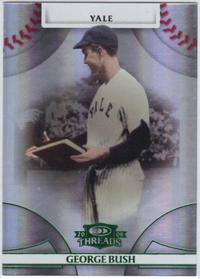 GEORGE BUSH 2008 DONRUSS THREADS "GREEN" SERIAL #166/250 NM-MT Condition - Image 1 of 2