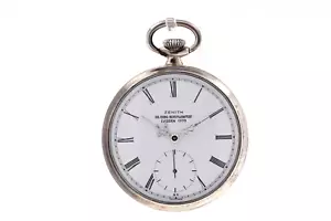 ZENITH Pocket Watch Eidg. Schutzenfest Luzern 1979 Full Set 925 Silver (SO1249) - Picture 1 of 8