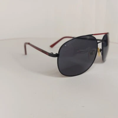 GAFAS DE SOL GUESS DE COLECCIÓN Y2K/90s-Aviador Negro y Rojo Italia Foto 1 de 4