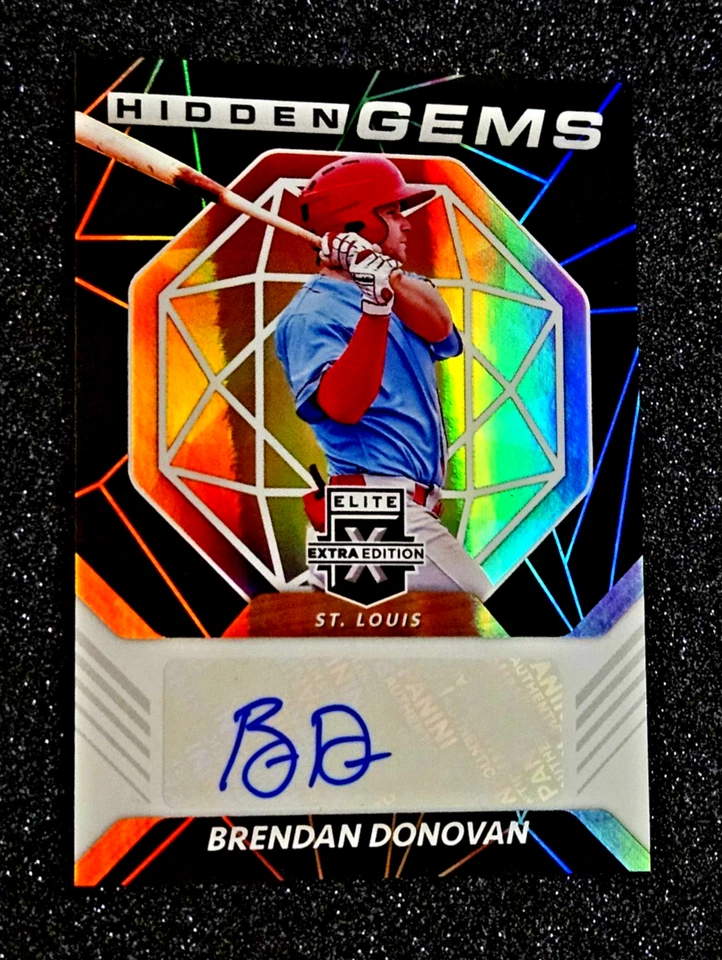 2021 Panini Elite Hidden Gems Black Brendan Donovan Rookie Auto #HG-BD MINT 💥💥 - Image 1 of 4
