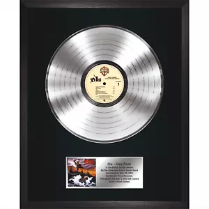 Dio – Holy Diver / LP Platinum 12" / Souvenir in black fram / Rock Memorabilia - Picture 1 of 5
