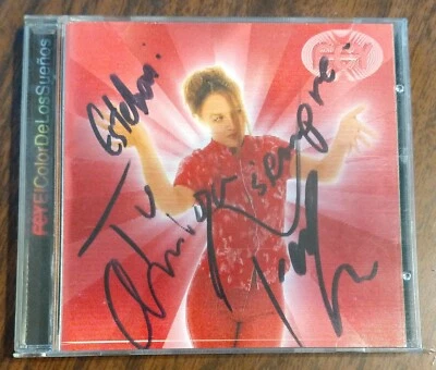 Fey El Color De Los Sueños 3D Cover Signed, Autographed CD thalia shakira lucero - Image 1 of 3
