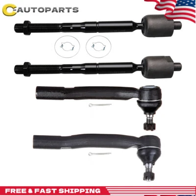 Extremos de barra de amarre delanteros interiores y exteriores para Toyota Avalon Camry Lexus ES350 2005-2012 Foto 1 de 4