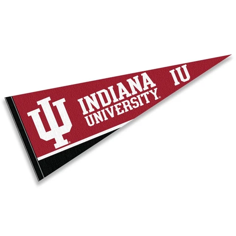 Indiana Hoosiers Full Size 12 in X 30 in College NCAA Pennant Cover