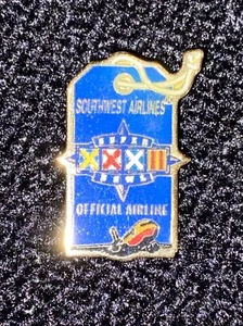 NFL Super Bowl 32 Collectible Pin Football Souvenirs - Picture 1 of 4